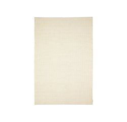 Alfombra Mascarell de algodón y polipropileno blanco 200 x 300 cm