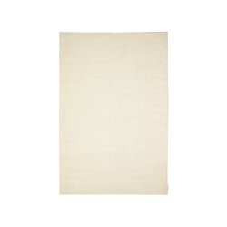 Tapis Mascarell en coton et polypropylène blanc 200 x 300 cm