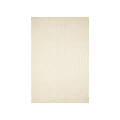 Alfombra Mascarell de algodón y polipropileno blanco 200 x 300 cm