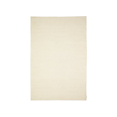 Tapis Mascarell en coton et polypropylène blanc 200 x 300 cm