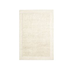 Alfombra Marely de lana blanco 160 x 230 cm