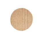 Alfombra redonda Madelin de yute natural Ø 150 cm