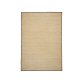 Tapis Sorina en jute naturel avec bordure verte 160 x 230 cm