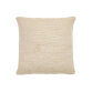 Machiel viscose cushion cover in natural white cotton 50  x 50 cm