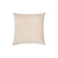 Yanil cushion cover 100% cotton pink and beige squares 45 x 45 cm