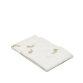 DE_Nappe ronde Masha en coton et lin blanc détail broderie feuilles lurex dorée Ø150cm