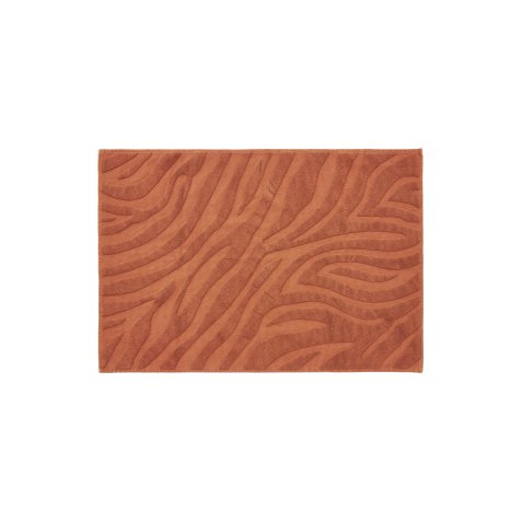 DE_Tapis de bain Goda 100% coton terracotta 50 x 70 cm