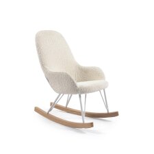 Fauteuil à bascule enfant Joey bouclette blanc