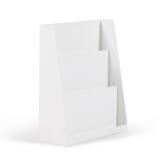 DE_Bibliothèque Adiventina en MDF blanc 59,5 x 69,5 cm