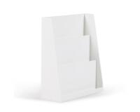 Librería Adiventina de MDF blanco 59,5 x 69,5 cm