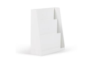 Adiventina bookcase in white MDF 59,5 x 69,5 cm