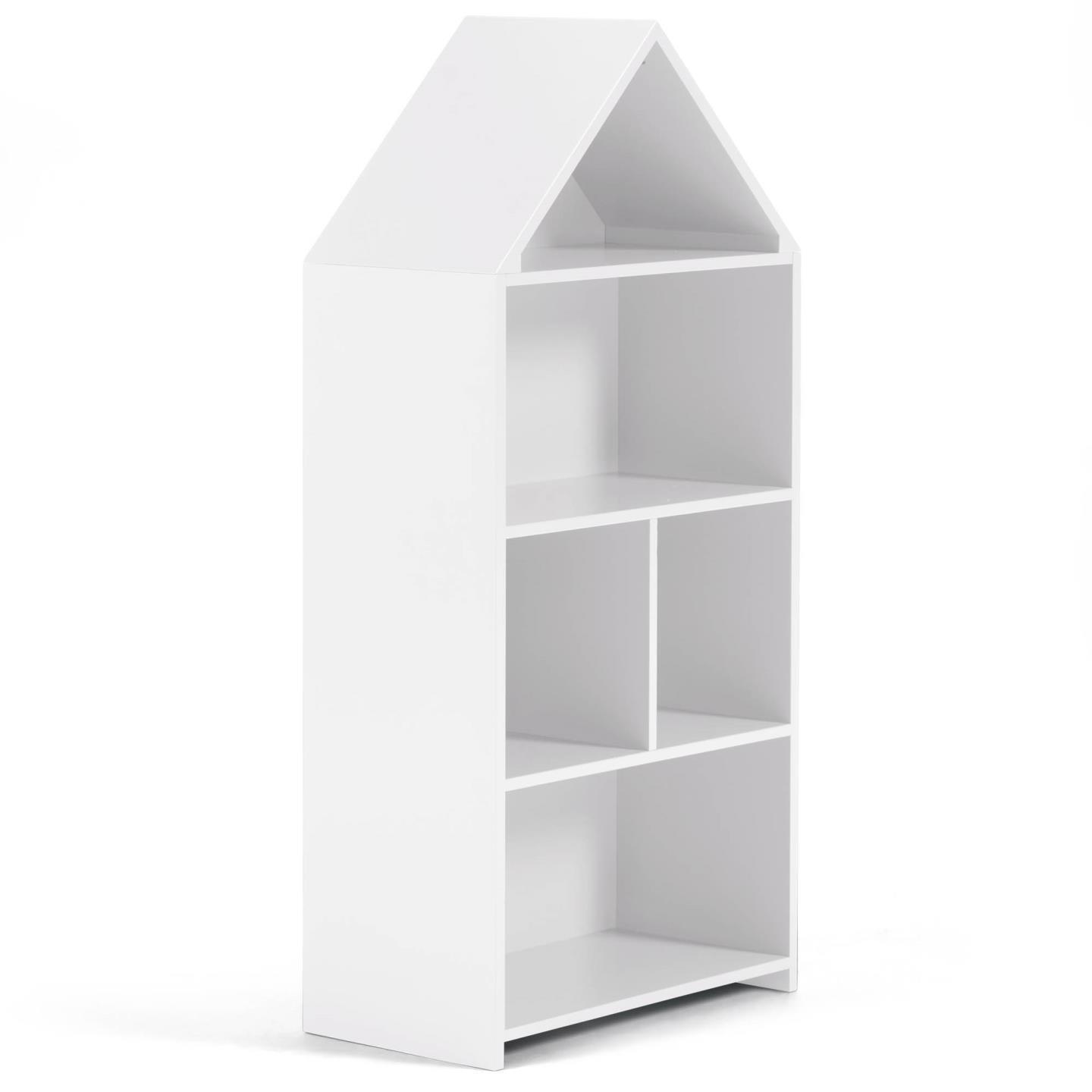 Étagère maison enfant Celeste en MDF blanc 50 x 105 cm