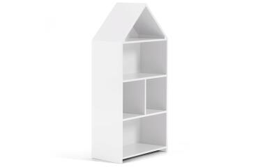 Estantería casita infantil Celeste de MDF blanco 50 x 105 cm