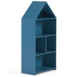 Estantería casita infantil Celeste de MDF azul 50 x 105 cm