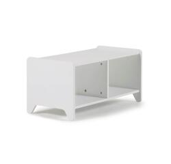 Mueble de almacenaje Nunila de MDF blanco 78 cm