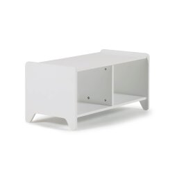 Mueble de almacenaje Nunila de MDF blanco 78 cm