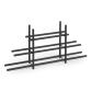 Shizu black metal bottle rack