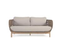 Sofá Catalina 3 plazas de cuerda y madera maciza de acacia 170 cm FSC