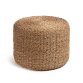 Someina natural fibre round footrest, Ø 40 cm