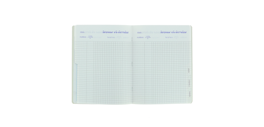 Cahier De Textes Conquerant 7 Agrafe 170X220 124P 70G Q5/5 Assorti