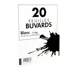 Pochette 20 buvards 160x210 blanc