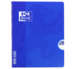 Cahier Oxford Openflex Agrafe 170X220 96P Optik P. Seyes Polypro Bleu