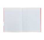 Cahier Oxford Openflex Agrafe 170X220 96P Optik P. Seyes Polypro Rouge