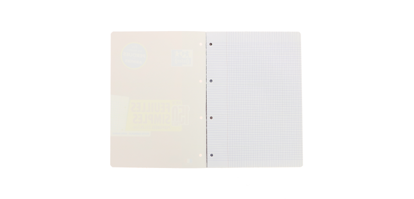 Feuilles Simples Detachables Oxford 210X297 150P Optik P. Endossees 4 Trous Q5/5+Marge