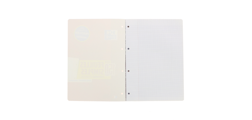 Feuilles Simples Detachables Oxford 210X297 150P Optik P. Endossees 4 Trous Q5/5+Marge