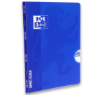 Cahier Oxford Openflex Agrafe 170X220 96P Optik P. Seyes Polypro Bleu