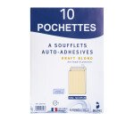 Oxford - Pochette à soufflet 3 cm kraft blond 162 x 229 mm 120 g sans fenêtre - Paquet de 10