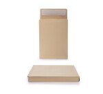 Oxford - Pochette à soufflet 3 cm kraft blond 162 x 229 mm 120 g sans fenêtre - Paquet de 10