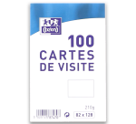 Carte de visite Oxford 82x128 x100 en paquet