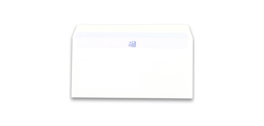 Enveloppe sans marque 110x220 80g x1 auto adhesive f45