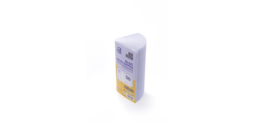 Bloc D EnveloPPe Oxford 110X220 X50 Auto Adhesive Precasee Ouv Facile Invio