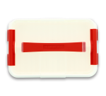 Boite rangement pharma sunware 6l pp opaque blanc avec trieur separateur