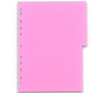 Intercalaires neutres Oxford color life a4 6 positions pp 3/10 assorti