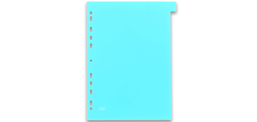 Intercalaires Oxford color life a4 12 positions polypro assorti