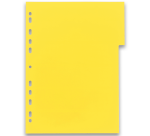 Intercalaires Oxford color life a4 12 positions polypro assorti