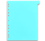 Intercalaires neutres Oxford color life a4+ 12 positions polypropylene 3/10 assorti