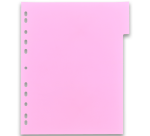 Intercalaires neutres Oxford color life a4+ 12 positions polypropylene 3/10 assorti