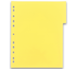 Intercalaires neutres Oxford color life a4+ 12 positions polypropylene 3/10 assorti