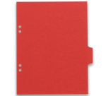 Intercalaires neutres 17x22 6 positions carte lustree 3/10 assorti