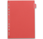 Intercalaires neutres A4 12 positions mylar colore 225g assorti
