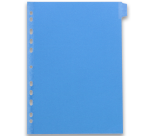 Intercalaires neutres A4 12 positions mylar colore 225g assorti