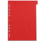 Intercalaires neutres a4 12 positions carte lustree 225g assorti