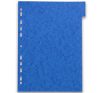 Intercalaires neutres a4 12 positions carte lustree 225g assorti