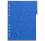 Intercalaires neutres A4 6 positions carte lustree 220g assorti