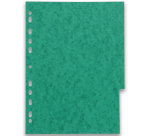 Intercalaires neutres A4 6 positions carte lustree 220g assorti