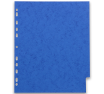 Intercalaires neutres A4+ 6 positions carte lustree 225g assorti